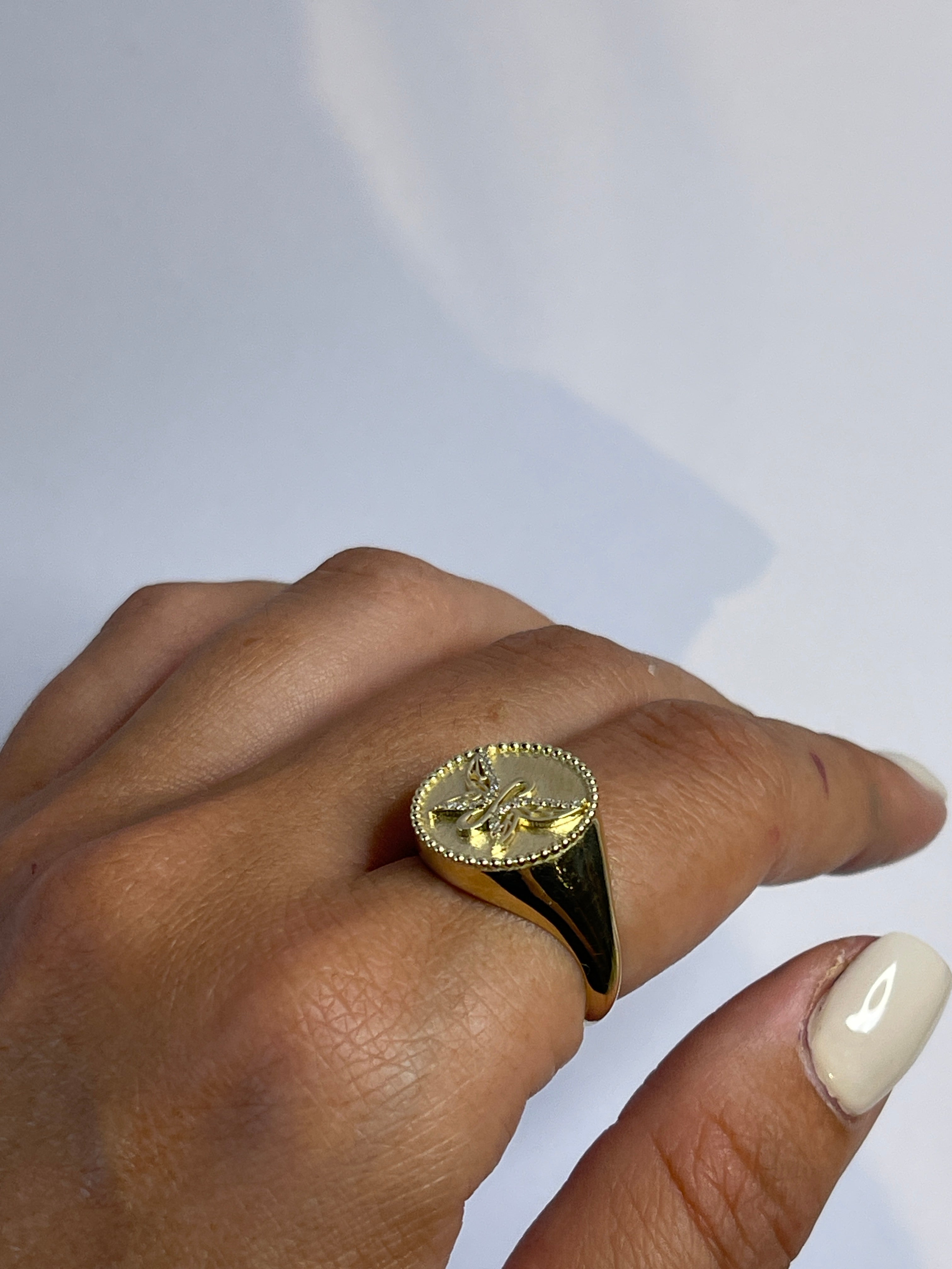 טבעת חותם קמע קארמה