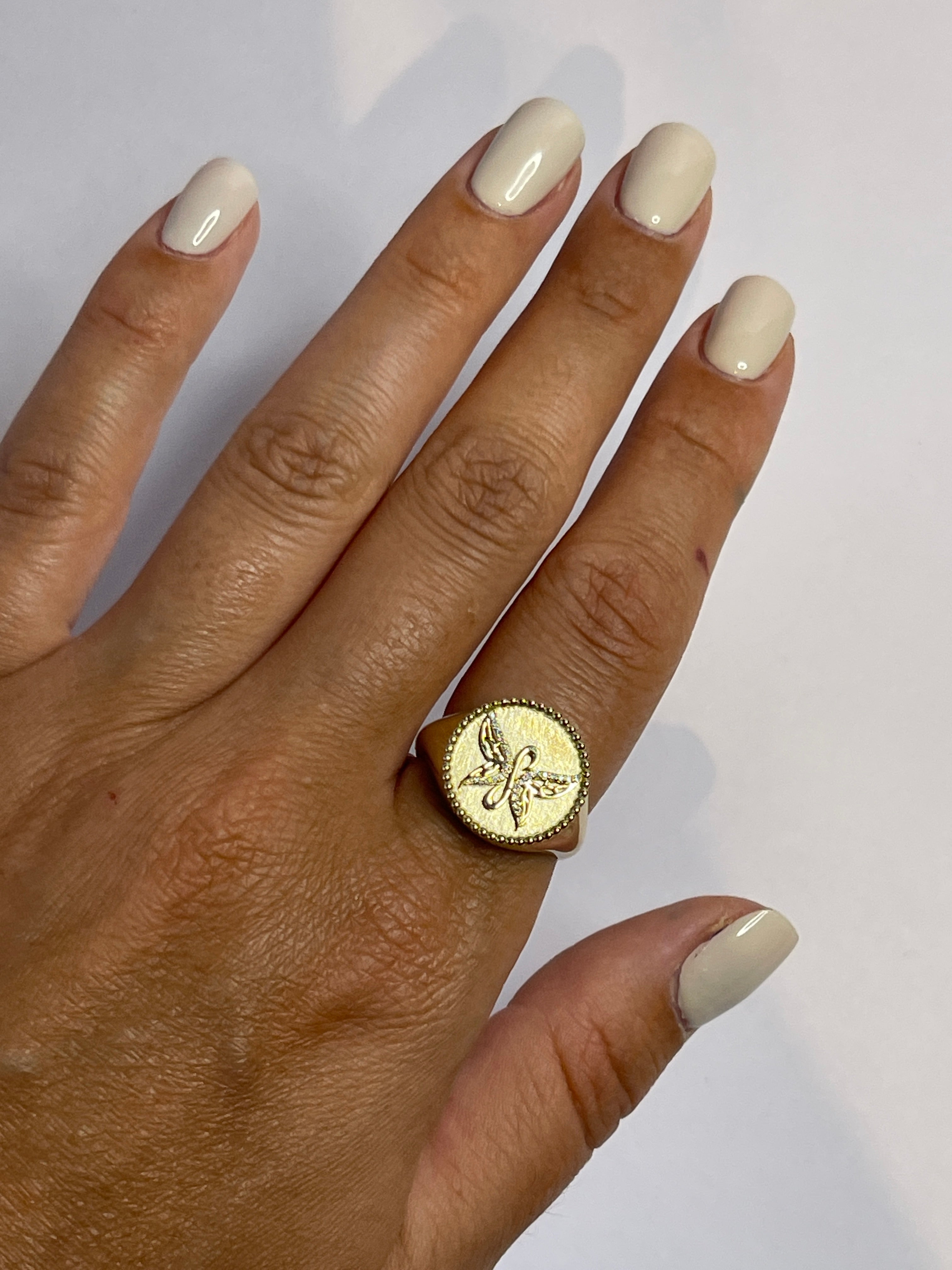 טבעת חותם קמע קארמה