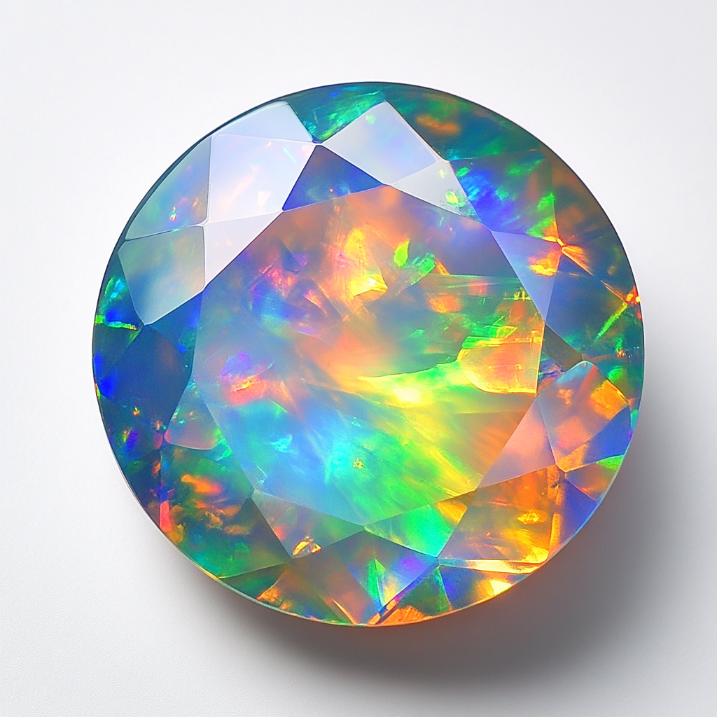 קמע מזל מאזניים בשיבוץסוליטר של אבן המזל