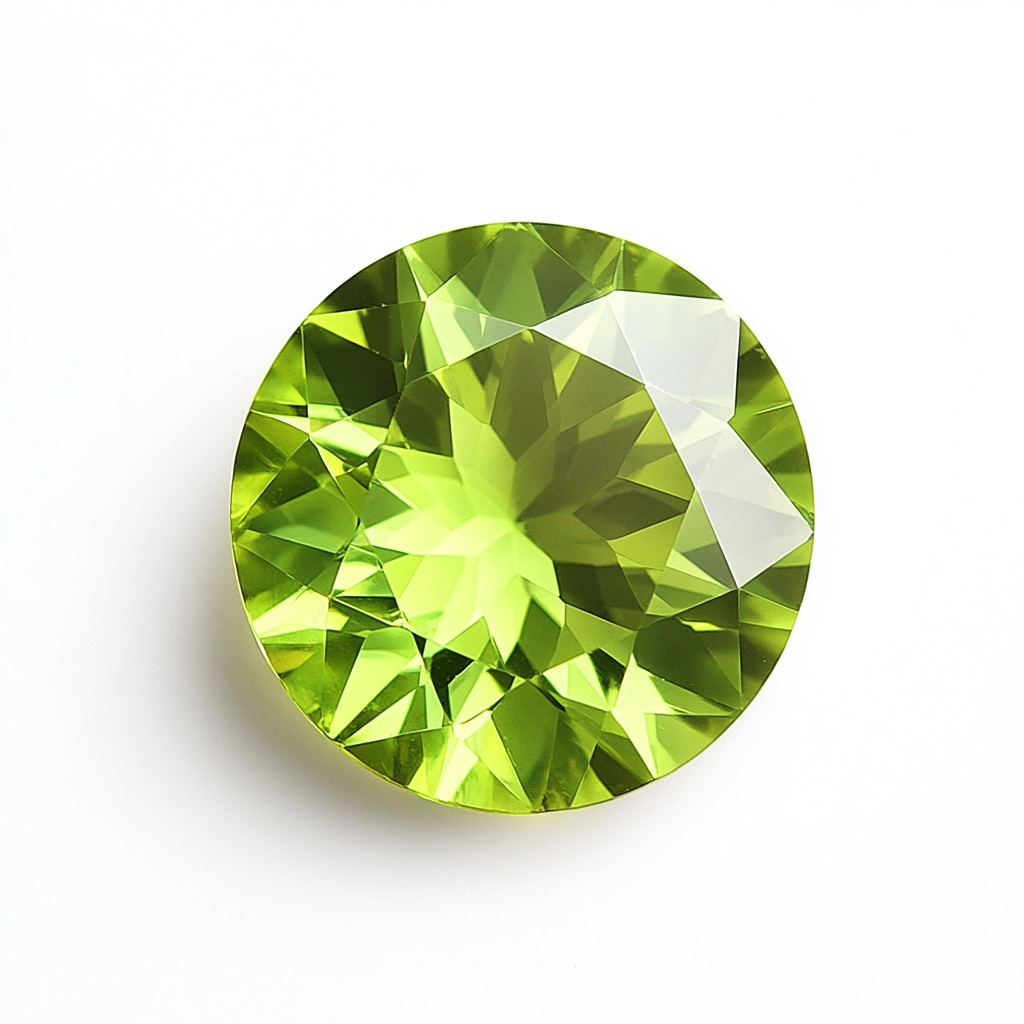 קמע מזל אריה עם שיבוץ סוליטר של אבן המזל