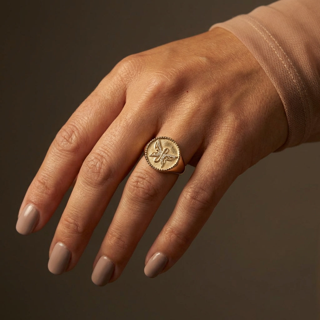 טבעת חותם קמע קארמה