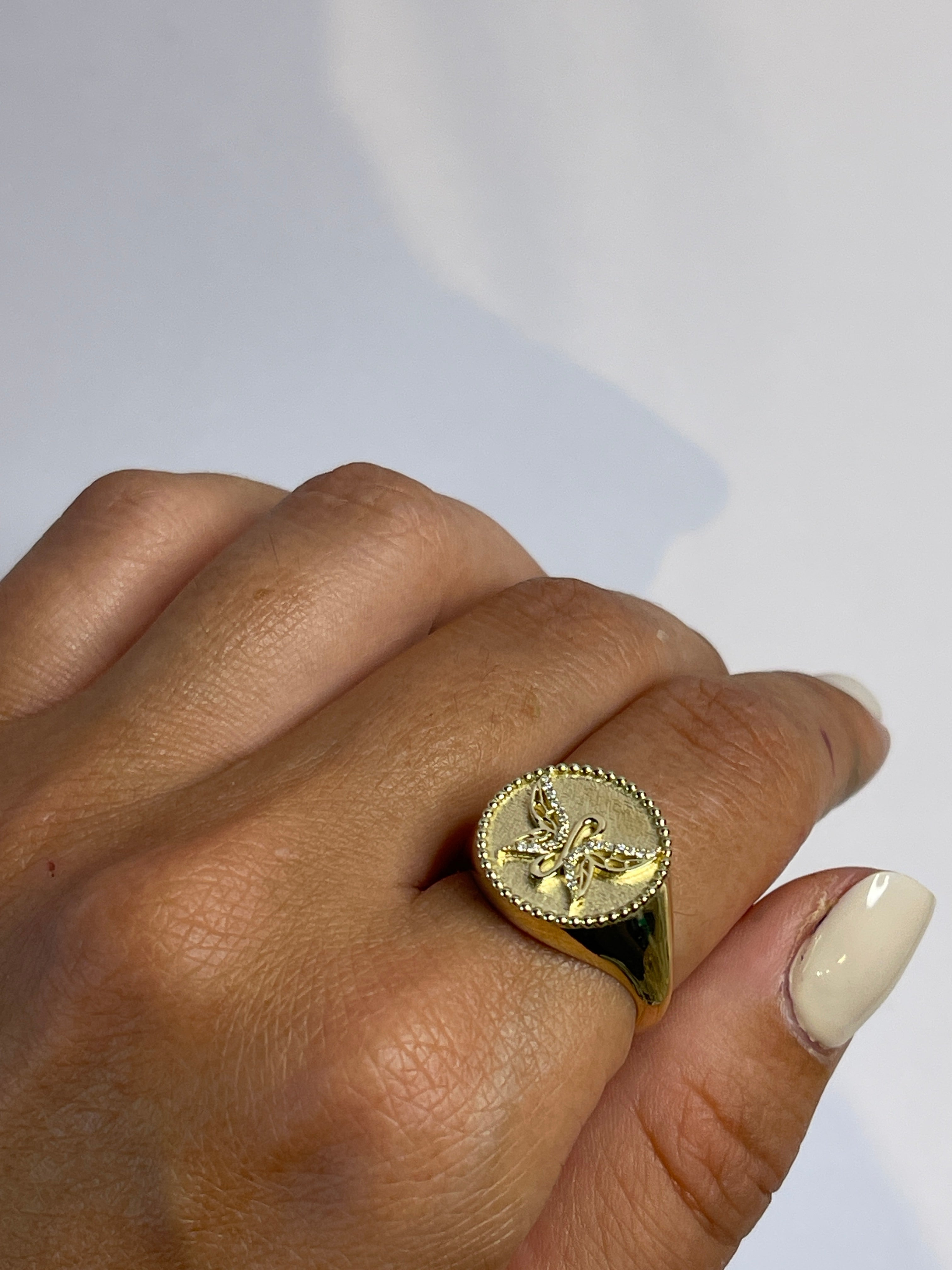 טבעת חותם קמע קארמה