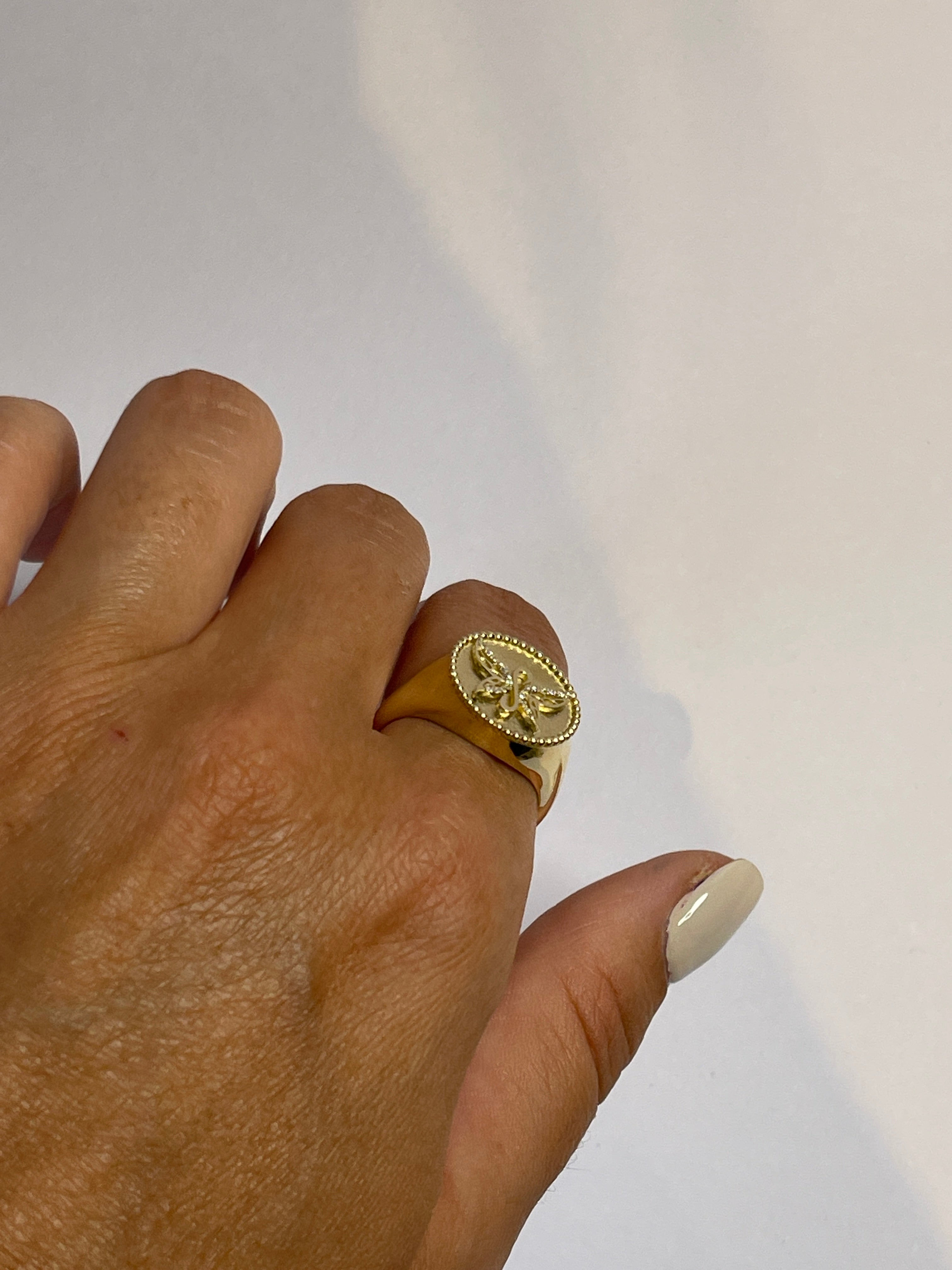 טבעת חותם קמע קארמה